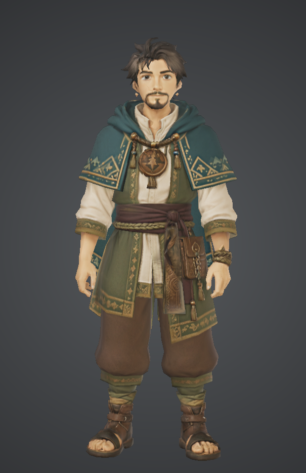 Village chief 3D model